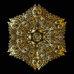 Gold mandala