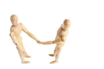 デッサン人形　挨拶