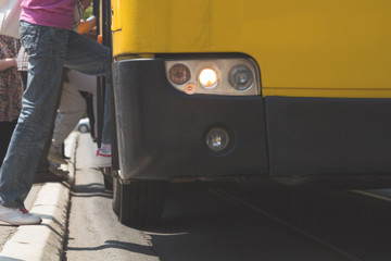 Public transportation.