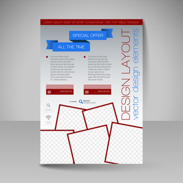 Site layout for design - flyer