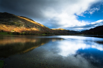 Fototapeta na wymiar Ullswater in Lake District, Cumbria, England, UK