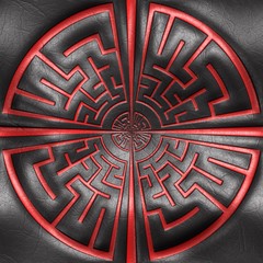 Pattern background leather tile
