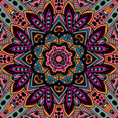 Fototapeta premium Abstract Tribal vintage ethnic seamless pattern ornamental 