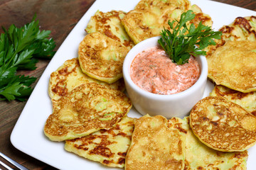 zucchini pancakes