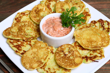 zucchini pancakes