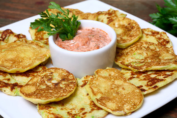 zucchini pancakes