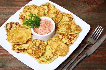 zucchini pancakes