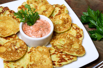 zucchini pancakes