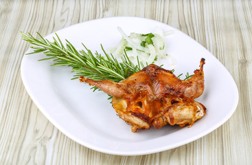 Grilled quail