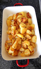 Angeröstete Kartoffeln
