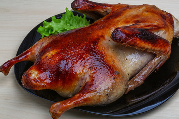Roasted duck