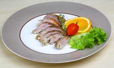 Roasted duck breast