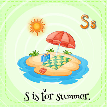 Alphabet S is for summer