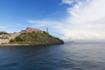 Fototapeta na wymiar Sky and sea Elba island