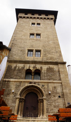 Fototapeta na wymiar Hohenloheturm auf Veste Wachsenburg