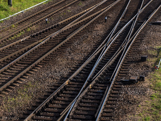 Fototapeta na wymiar railway, wagon, rail, trains