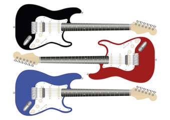 electric guitars