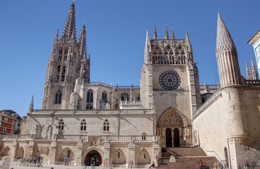 Fototapeta na wymiar cathedrale de burgos