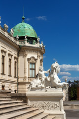 Obraz premium Vienna, Upper Belvedere, Baroque Palace