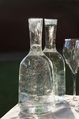 bottles of mineral water