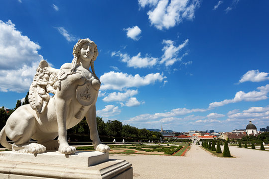 Vienna, Belvedere, Baroque Palace and garden