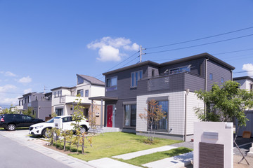新築分譲住宅街　イメージ