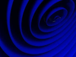 blue abstract helical background
