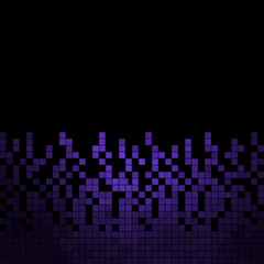 abstract vector square pixel mosaic background