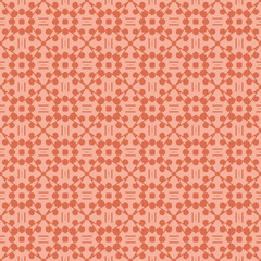 Abstract seamless pattern in orange color.
Hand drawn ornamental wallpaper or textile pattern in vector format.Drop it into your swatches palette and fill your shapes with the pattern. 
