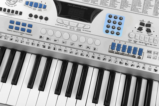 Synthesizer close up