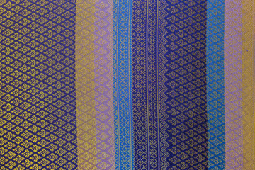 Thai silk close-up pattern texture