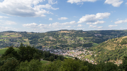 Fototapeta na wymiar village des Vosges
