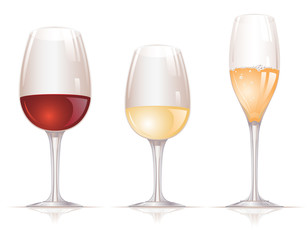 Wine glasses