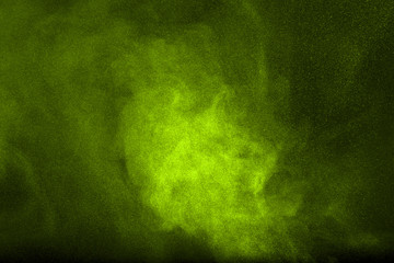 Abstract  powder cloud