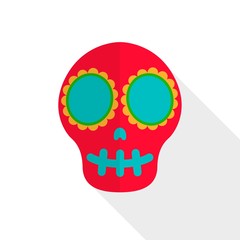 Vector Illustration of an Abstract Skull