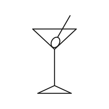 Vector Illustration of an Abstract Drink Icon