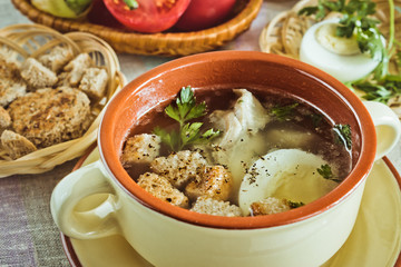 Chicken bouillon