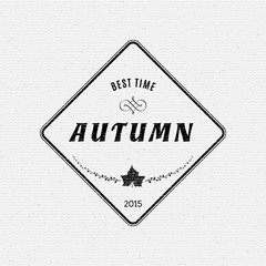 Autumn badges logos and labels for any use