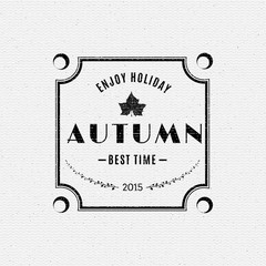 Autumn badges logos and labels for any use
