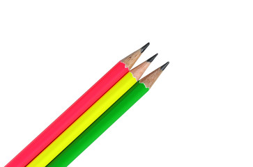 Three pencil