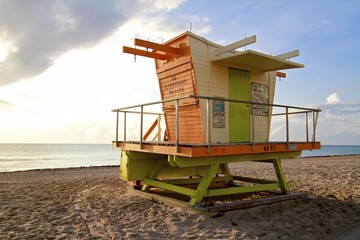 Art Deco Lifeguard posts, south beach