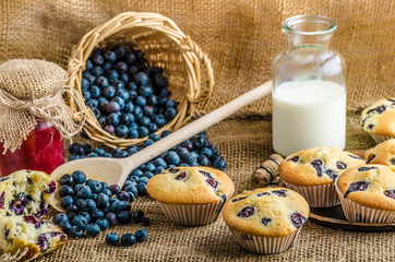 Blueberry muffins
