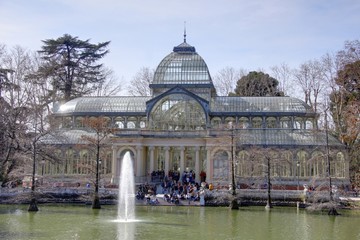 Fototapeta na wymiar parc à Madrid