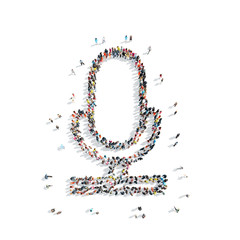 people  shape  microphone cartoon