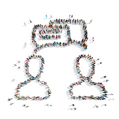 group  people  shape  man communication