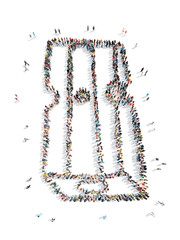 group  people  shape  pencil sharpener