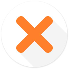 Obraz premium cancel flat design modern icon