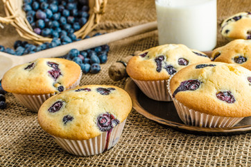 Blueberry muffins