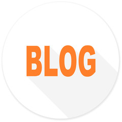 blog flat design modern icon