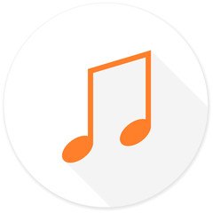 music flat design modern icon